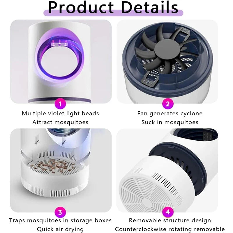 Gentle Glow Bug Zapper Lamp