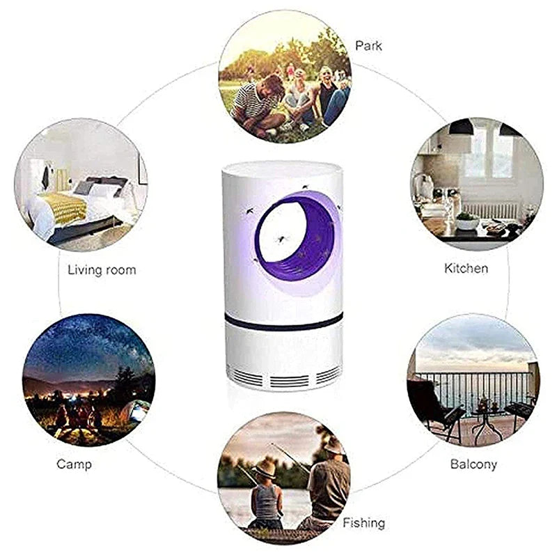 Gentle Glow Bug Zapper Lamp